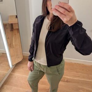 lululemon athletica Black Bomber Jacket